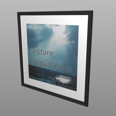 formZ 3D インテリア interior 雑貨 miscellaneous goods 額縁 picture frame ピクチャーフレーム art frame アートフレーム