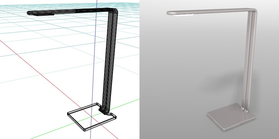 formZ 3D インテリア 照明器具 lighting equipment デスクライト デスクランプ desk lamp light