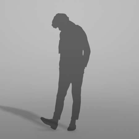 formZ 3D シルエット silhouette 男性 man ジャケット