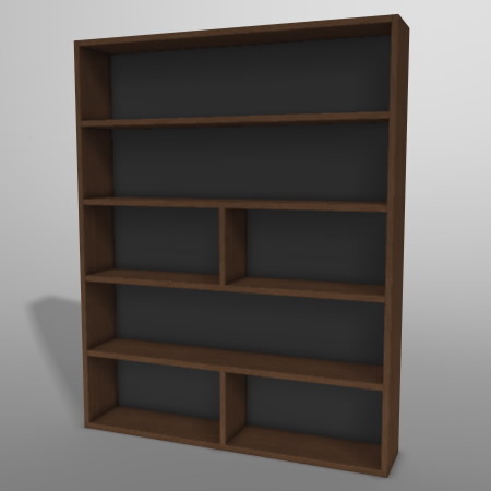 formZ 3D インテリア 家具 棚 本棚 ラック interior furniture rack book shelf