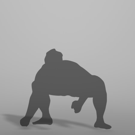 formZ 3D シルエット silhouette 男性 man スポーツ sport 相撲 sumo sumo-wrestling 力士 相撲取り お相撲さん sumo-wrestler