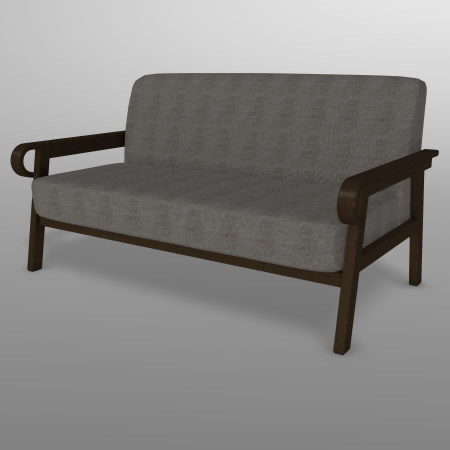 formZ 3D インテリア interior 家具 furniture 椅子 いす イス chair 長椅子 ソファ sofa リビングチェア livingchair