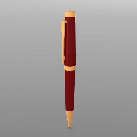 formZ 3D インテリア interior 雑貨 miscellaneous goods 文房具 stationery ボールペン ballpoint pen