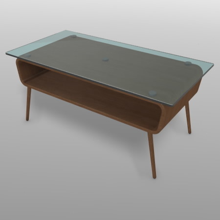 formZ 3D インテリア interior 家具 furniture ローテーブル low table リビングテーブル living