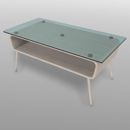 formZ 3D インテリア interior 家具 furniture ローテーブル low table リビングテーブル living