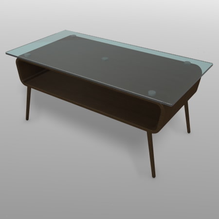 formZ 3D インテリア interior 家具 furniture ローテーブル low table リビングテーブル living