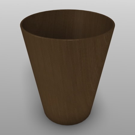 formZ 3D インテリア interior 雑貨 miscellaneous goods ゴミ箱 garbage can