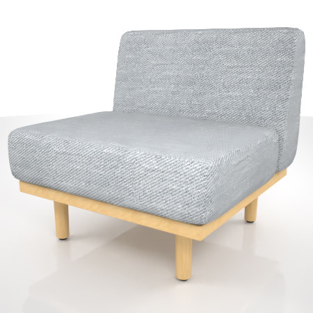 formZ 3D インテリア interior 家具 furniture 椅子 いす イス chair 長椅子 ソファ sofa リビングチェア livingchair