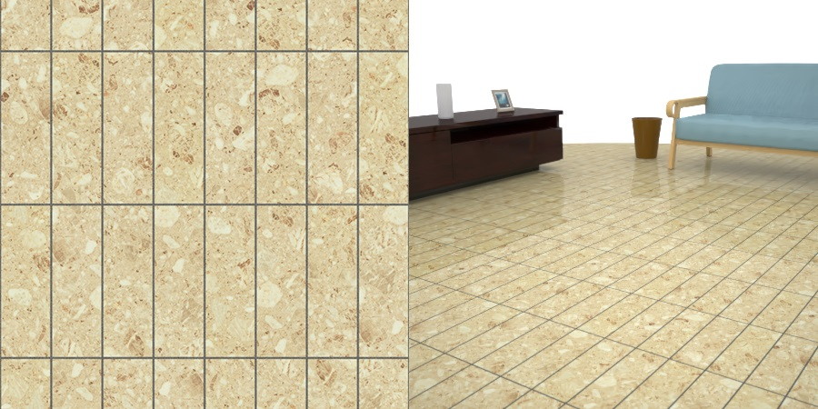 フリーデータ,2D,テクスチャー,JPEG,フロアータイル,floor,tile,石タイル,stone,茶色,brown,芋目地,クリーム色