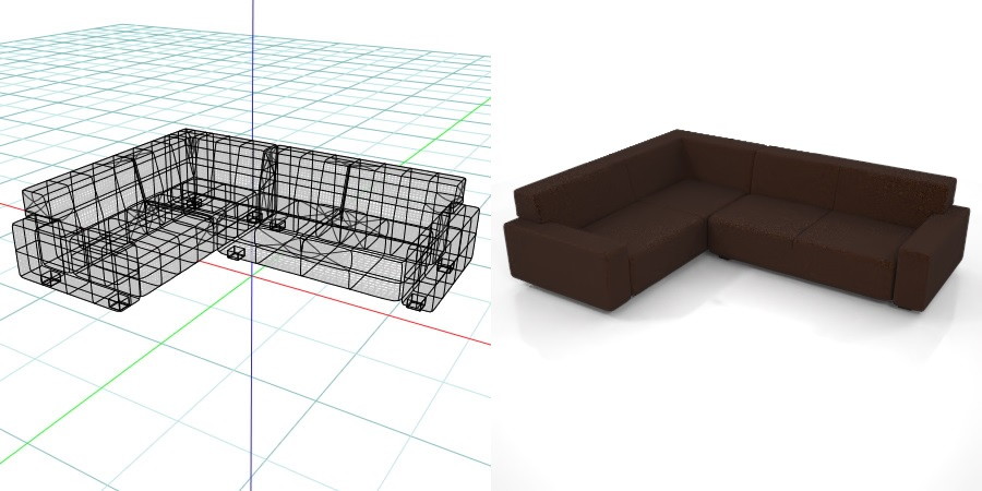 formZ 3D インテリア interior 家具 furniture 椅子 いす イス chair 長椅子 ソファ sofa リビングチェア livingchair