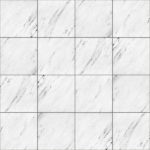 【タイル】白色の大理石タイル (目地灰色)【テクスチャー】 tile_0146