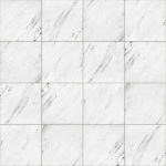 【タイル】白色の大理石タイル (目地薄い灰色)【テクスチャー】 tile_0147