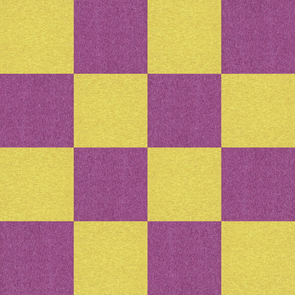 CAD,フリーデータ,2D,テクスチャー,texture,JPEG,タイルカーペット,tile,carpet,黄色,yellow,紫色,むらさき,purple,市松貼り,2色市松