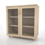 【家具】薄い木目のリビングボード【formZ】 cabinet_0027
