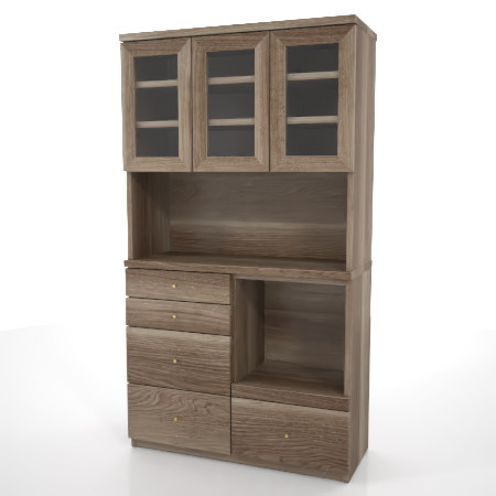 formZ 3D インテリア interior 家具 furniture キャビネット cabinet キッチンボード kitchen ダイニングボード dining カップボード cupboard 食器棚