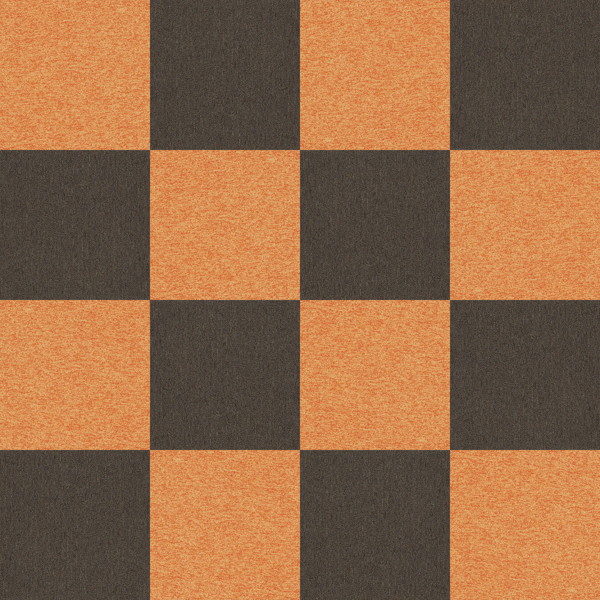 フリーデータ,2D,テクスチャー,texture,JPEG,タイルカーペット,tile,carpet,橙,オレンジ色,orange,茶色,ブラウン,brown,市松貼り,2色市松