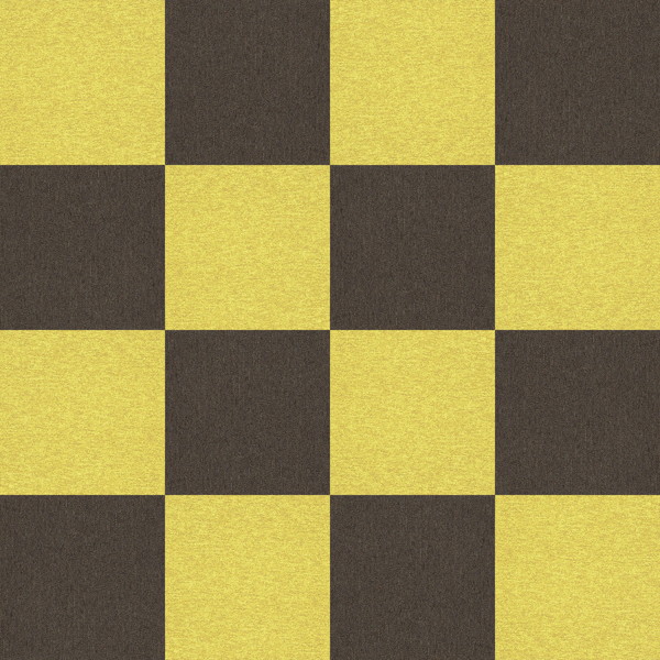 フリーデータ,2D,テクスチャー,texture,JPEG,タイルカーペット,tile,carpet,黄色,yellow,茶色,ブラウン,brown,市松貼り,2色市松