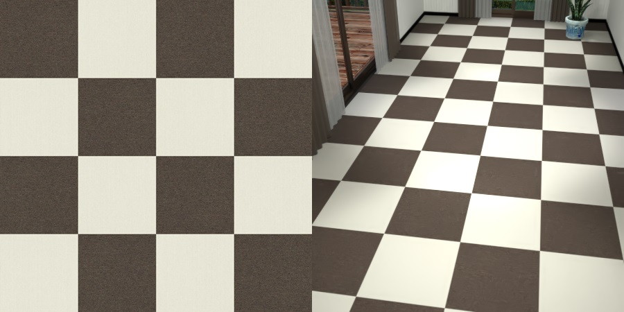 フリーデータ,2D,テクスチャー,texture,JPEG,タイルカーペット,tile,carpet,白色,しろ,white,灰色,ブラウン,brown,市松貼り,2色市松