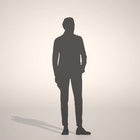 formZ 3D シルエット silhouette 男性 man ジャケット スーツ 背広 business suit 会社員 ビジネスマン businessman サラリーマン