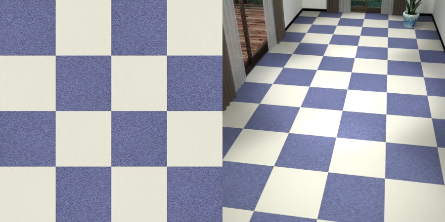 フリーデータ,2D,テクスチャー,texture,JPEG,タイルカーペット,tile,carpet,白色,しろ,ホワイト,white,青色,ブルー,blue,市松貼り,2色市松