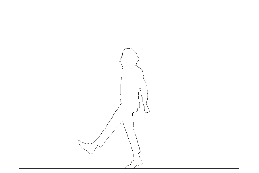 無料,商用可能,フリー素材,フリーデータ,AUTOCAD,DWG,DXF,シルエット,silhouette,woman,female,lady,スラックスを穿いた女性の2DCAD部品,slacks