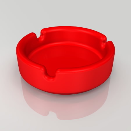 formZ 3D インテリア interior 雑貨 miscellaneous goods 灰皿 ashtray