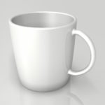 【食器】白い マグカップ【formZ】 cup_0001
