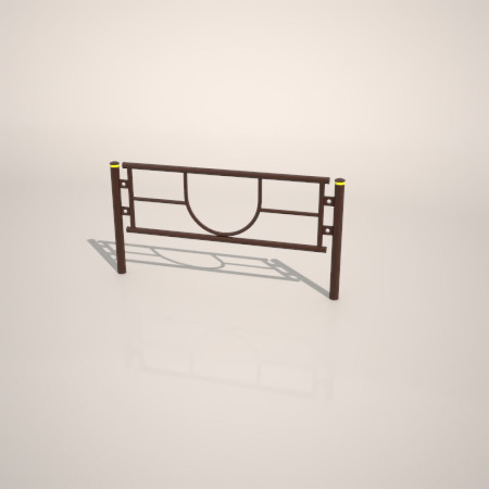 formZ 3D 道路 車両用防護柵 ガードフェンス ガードパイプ road guard pipe fence