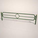 【車両用防護柵】緑色の ガードパイプ(3m)【formZ】 guard-pipe_0085