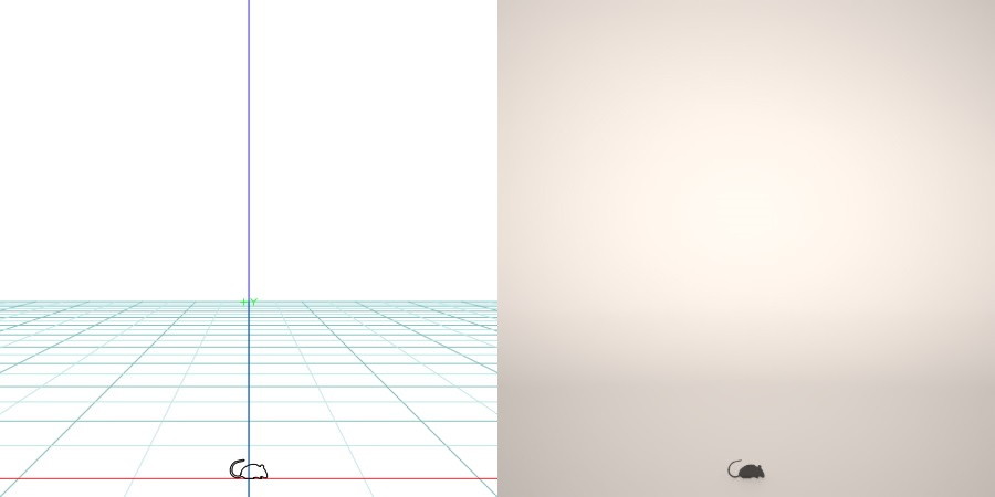 formZ 3D シルエット silhouette 動物 animal ネズミ 鼠 ねずみ マウス mouse