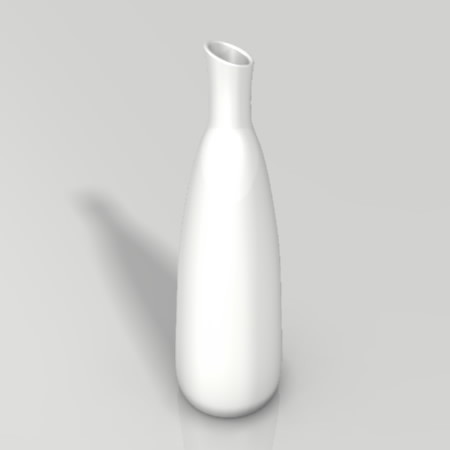 formZ 3D インテリア interior 雑貨 miscellaneous goods 花瓶 フラワーベース flower vase