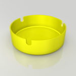 【インテリア雑貨】黄色の灰皿【formZ】 ashtray_0014