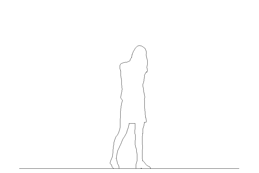 無料,商用可能,フリー素材,フリーデータ,AUTOCAD,DWG,DXF,シルエット,silhouette,woman,female,lady,スカートを穿いた女性の2DCAD部品,skirt