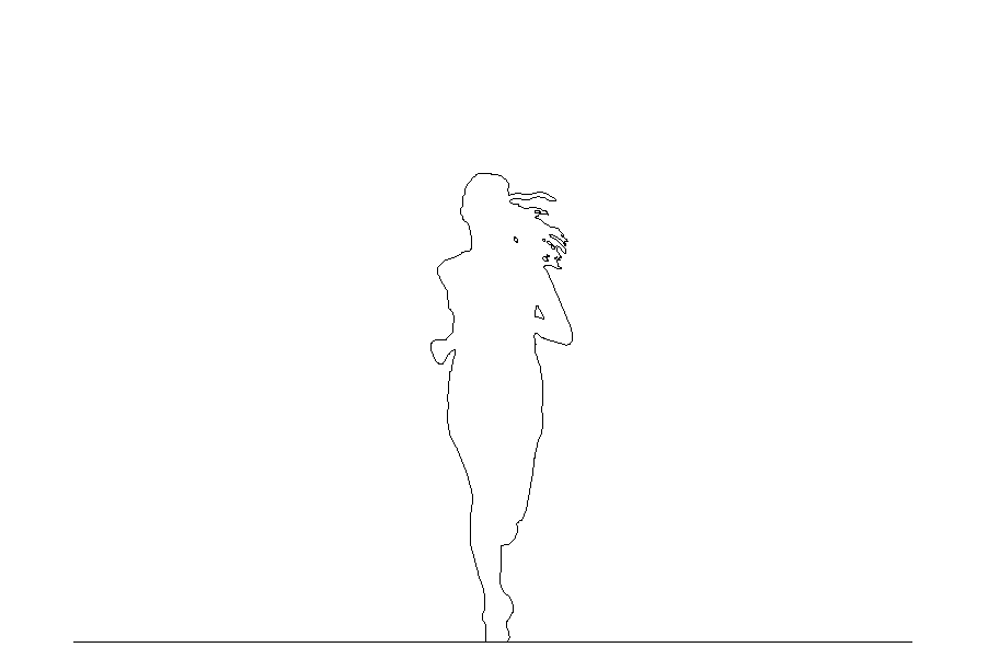 無料,商用可能,フリー素材,フリーデータ,AUTOCAD,DWG,DXF,シルエット,silhouette,woman,female,lady,ジョギングをする女性の2DCAD部品,ランニング,running,Jogging,ジョガー,Jogger