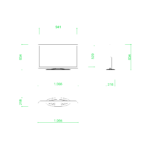 【2D部品】43インチのテレビ【DXF/autocad DWG】 2di-tv_0002