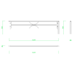 【2D部品】ガードパイプ(3m)【DXF/autocad DWG】 2dr-gpi_0016