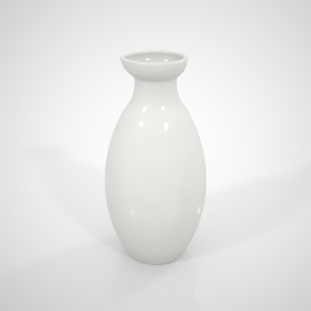 無料 商用可能 フリー素材 formZ 3D インテリア interior 食器 tableware sake pitcher とっくり 白い2合の徳利