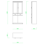 【2D部品】食器棚【DXF/autocad DWG】 2di-cbo_0004