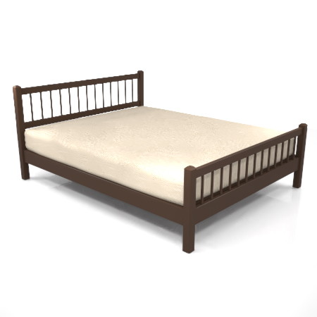 茶色の クイーンサイズのベッド,無料,商用可能,フリー素材,formZ,3D,インテリア,interior,家具,furniture,bed,queen