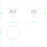 【2D部品】石灯籠【DXF/autocad DWG】2dej-tou_0001