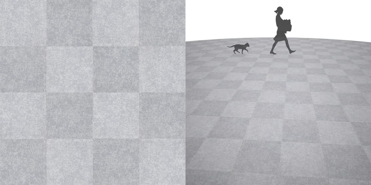 タイルカーペットのシームレステクスチャー丨床材 市松張り丨無料 商用可能 フリー素材 フリーデータ丨サンゲツ NT821