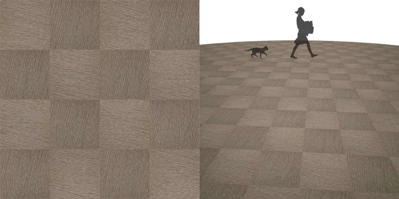 タイルカーペットのシームレステクスチャー丨床材 市松張り丨無料 商用可能 フリー素材 フリーデータ丨サンゲツ NT814