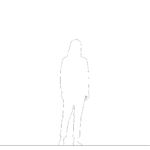 【2D部品】チノパンにセーターを着た女性【DXF/autocad DWG】 2ds-wom_0074