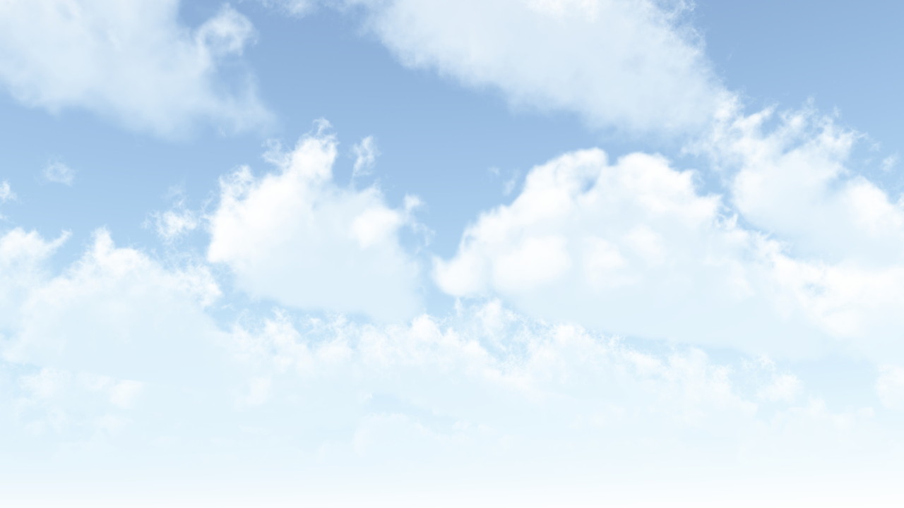 雲の広がる空丨CG 背景画像 空丨無料 商用可能 フリー素材 フリーデータ丨データ形式はjpegです