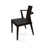 【家具】黒色のダイニングチェア【formZ】 chair_0052