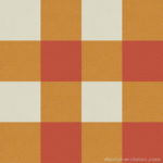 【タイルカーペット】黄・白・橙 3色のギンガムチェック(市松張り)【テクスチャー】 tc_0428