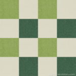 【タイルカーペット】白・黄緑・緑 3色のチェック柄(市松張り)【テクスチャー】 tc_0452