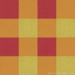 【タイルカーペット】橙・赤・黄 3色のチェック柄(市松張り)【テクスチャー】 tc_0458