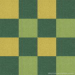 【タイルカーペット】緑・黄・黄緑 3色のチェック柄(市松張り)【テクスチャー】 tc_0468
