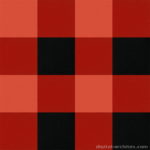 【タイルカーペット】赤・朱・黒 3色のチェック柄(市松張り)【テクスチャー】 tc_0479